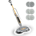 AlfaBot  Dual-Spin Steam Mop 230 RPM with 235°F Steam for Hardwood & Tile